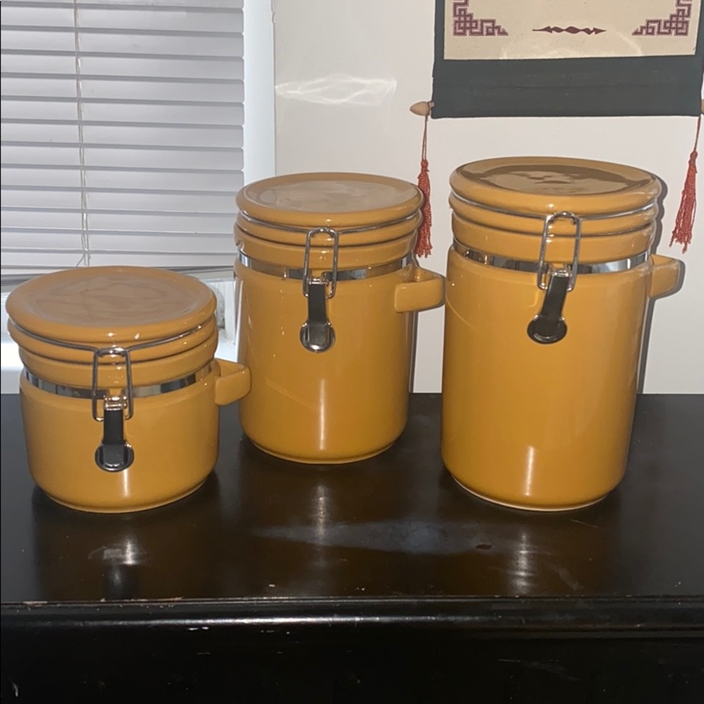 3 piece large jar set